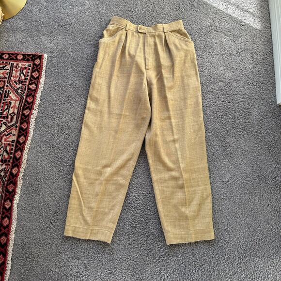 Saint Laurent Rive Gauche Vintage Pleated Trouser - Picture 1 of 6